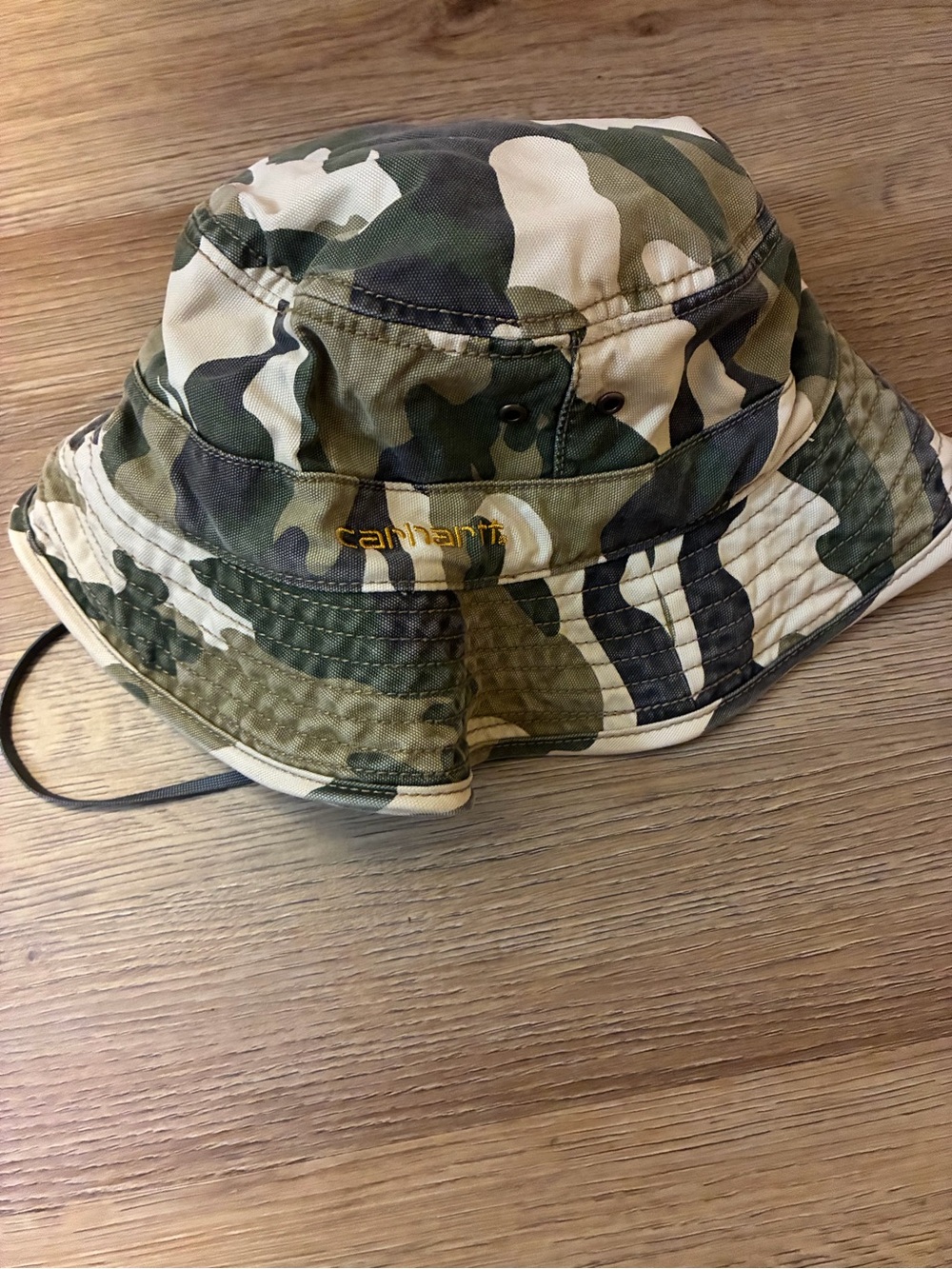 Carhartt mens Camo Bucket Hat - Green